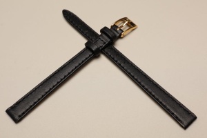 Pasek Bros 0979, Skóra naturalna, Czarny, 10mm, XL