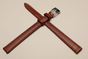 Pasek Bros 0979, Skóra naturalna, Brązowy, 10mm, XL