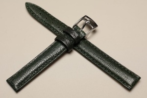 Pasek Bros 8805, Skóra naturalna, Zielony, 12mm