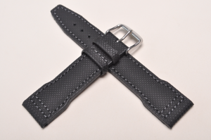 Pasek Fluco Pilot 307M, Skórzany, Czarny, 22mm