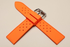 Pasek Tropic 1062, Silikonowy, Pomarańczowy, 20mm