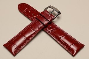 Pasek Stailer Heritage 7843, Skórzany, Bordowy, 21mm