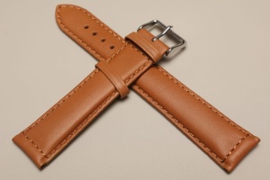 Pasek Skórzany, Brązowy, 22mm, XL