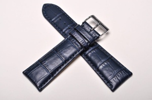 Pasek Stailer 2047 Skórzany, Granatowy, 22mm