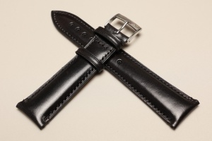 Pasek Morellato Reggiani 6122, Skórzany, Czarny, 20mm
