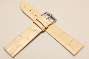 Pasek do zegarka Horido 183, skóra naturalna, Beżowy, 16mm