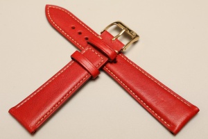 Pasek Campagnolo 635510, Skórzany, Czerwony, 22mm