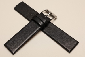 Pasek Horido 1158, Skórzany, Czarny, 20mm