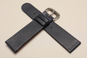 Pasek Happel Merano,  Skórzany, Granatowy, 16mm, S
