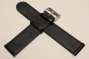 Pasek Skórzany, Czarny , 22mm, XXL