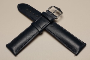 Pasek do zegarka Hirsch Kent, Skórzany, Czarny, 20mm, XL