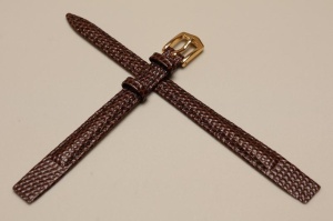 Pasek Hirsch Rainbow Open End, Skórzany, Ciemny brąz, 8mm