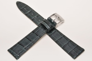 Pasek Bros 8449, Skóra naturalna, Zielony, 16mm