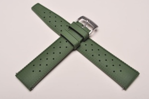 Pasek Fluco 928M, Tropic, Kauczukowy, Zielony, 22mm