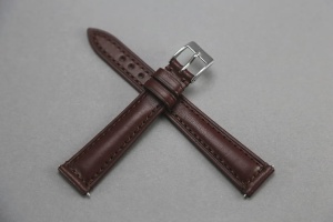 Pasek Skórzany w stylu retro, Brązowy, 12mm