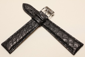 Pasek Campagnolo 609910, Skóra z krokodyla, Czarny, 20mm