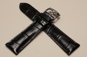 Pasek Stailer Heritage 7841, Skórzany, Czarny, 20mm