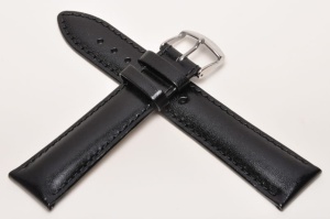 Pasek Stailer Chrono 3311, Skórzany, Czarny, 22mm