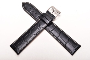 Pasek Stailer 1141, Skórzany, Czarny, 22mm, XL