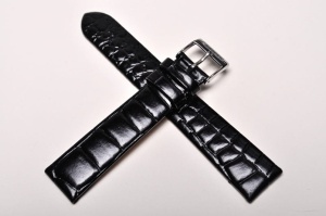 Pasek Stailer 1121, Skórzany, Czarny, 12mm