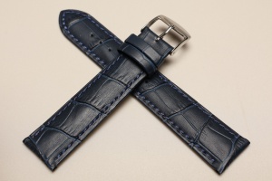 Pasek Horido 189, Skórzany, Granatowy, 24mm