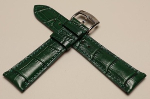 Pasek Stailer Heritage 7848, Skórzany, Zielony, 20mm