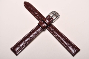 Pasek Horido 119, Skóra naturalna, Ciemny brąz, 12mm, XL
