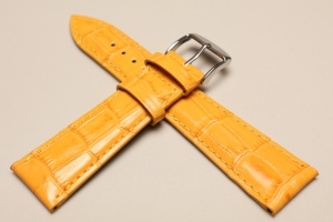 Pasek Campagnolo 442410, Skórzany, Żółty, 22mm