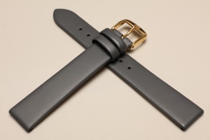 Pasek Di-Modell Nappa 1020, Skórzany, Szary, 16mm