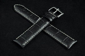 Pasek Horido 182L, Skórzany, Czarny, 20mm, XL