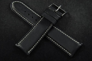 Pasek Campagnolo 602210, Skórzany, Czarny, 24mm