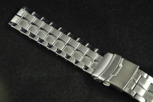 Bransoleta do zegarka, Stalowa, Srebrna, 20mm