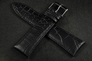 Pasek Horido 9612, Skórzany, Czarny, 24mm