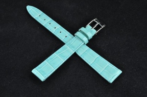 Pasek Bros 8449, Skóra naturalna, Jasny niebieski, 14mm