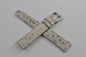 Pasek Happel Dundee, Skórzany, Szary, 16mm, S