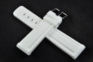 Pasek Campagnolo 0020, Silikonowy, Biały, 22mm