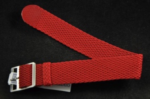 Pasek Morellato Perlon 0054, Czerwony, 22mm