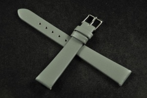 Pasek do zegarka Adriatica 3646, Skórzany, Szary, 15mm