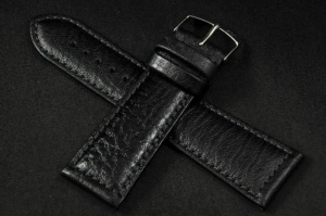 Pasek Morellato Panamera, Skórzany, Czarny, 26mm