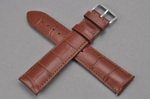 Pasek do zegarka Hirsch Duke, Skórzany, Brązowy, 22mm, XL