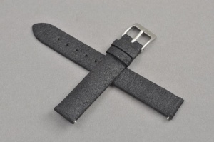 Pasek Vegan, Pinatex, Czarny, 14mm 