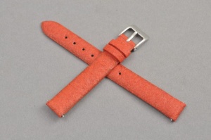 Pasek Vegan, Pinatex, Czerwony, 12mm