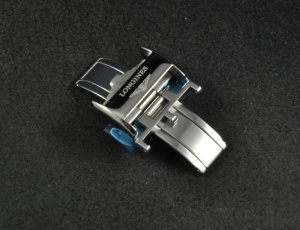 Zapięcie motylkowe Longines, Stalowe, 18mm