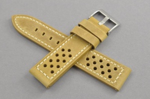 Pasek Horido 9618, Skórzany, Jasny brąz, 22mm