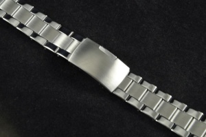 Bransoleta do zegarka, Stalowa, Srebrna, 22mm