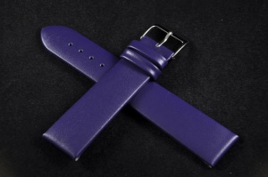 Pasek Condor 335, Skóra naturalna, Fioletowy, 20mm 