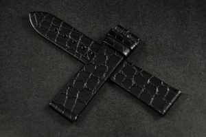 Pasek do zegarka Longines La Grande Classique, Skórzany, Czarny, 18mm, XS