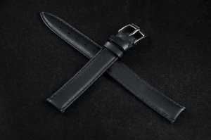 Pasek Bros 8541, Skóra naturalna, Czarny, 12mm