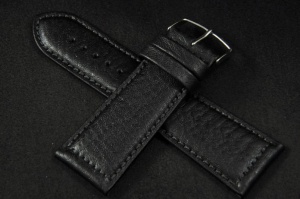 Pasek Morellato Panamera, Skórzany, Czarny, 28mm